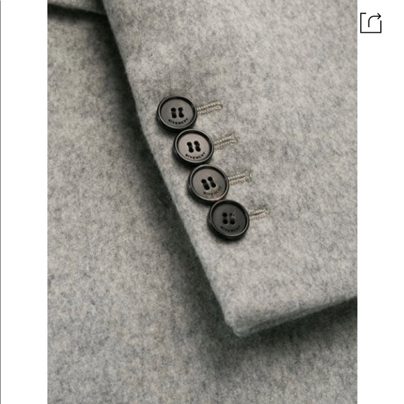Givenchy Paris Size euro 44 wool/cashmere coat - Picture 6 of 10